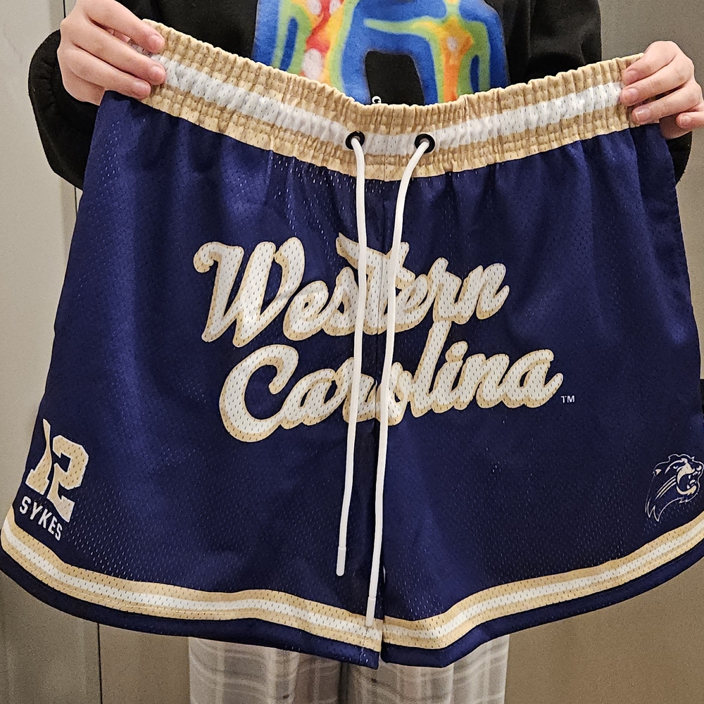 Western Carolina Blue and Gold Women's Shorts